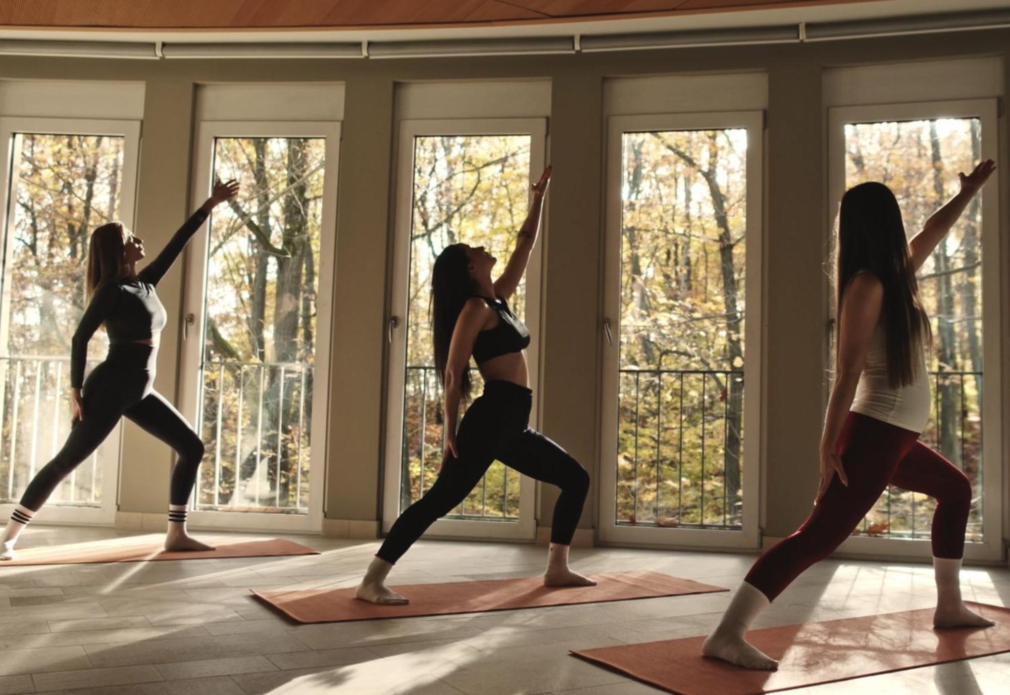 Precise Resort Bad Saarow Ngoại thất bức ảnh A yoga class